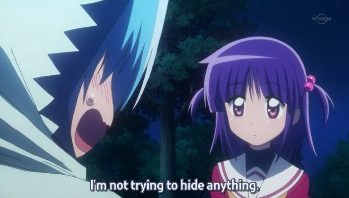 Hide! The more you say that, the more people will want to find out.