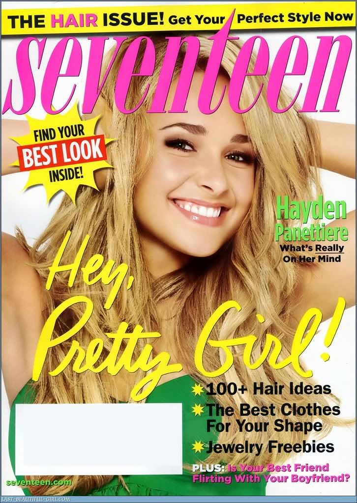 Hayden Panettiere - Seventeen Magazine April Issue