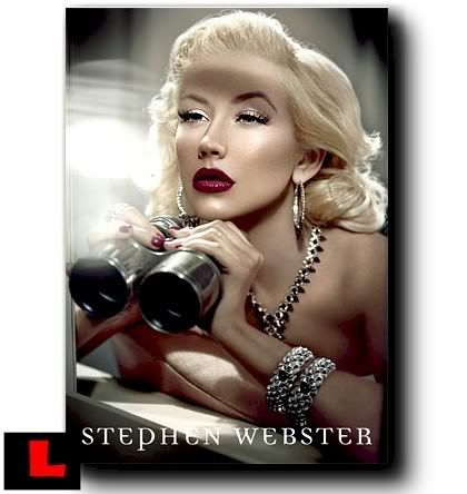 Christina Aguilera Stephen Webster Jewelry Ad Campaign, Sexy Celebrity photos, Hollywood Celebrities