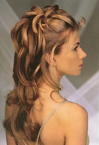 long wedding hairstyles half up half down A loose braid is an excellent way