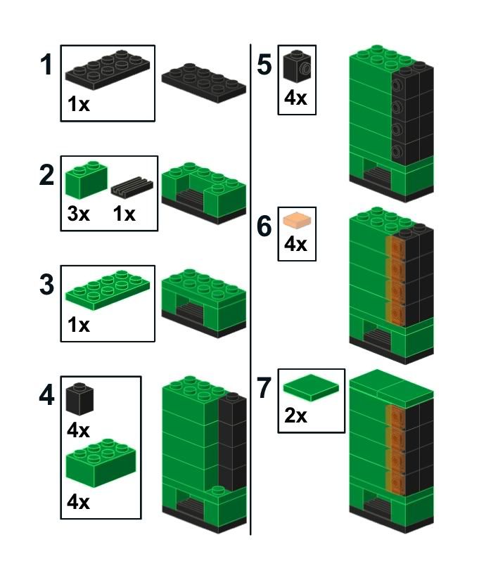 Lego Soda Vending Machine Decals 10224 10185 10182 10218 ...