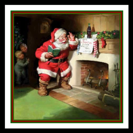vintage santas manner