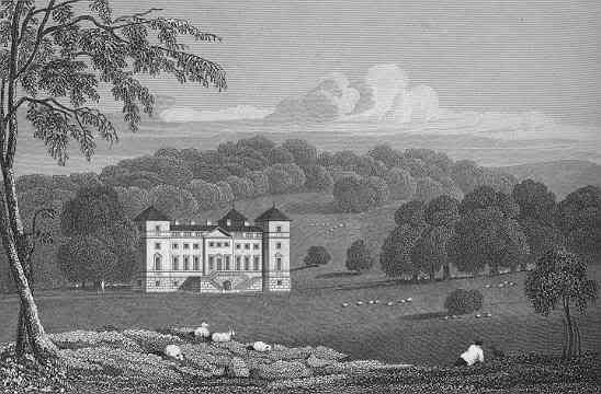 Hagley Hall, c1829