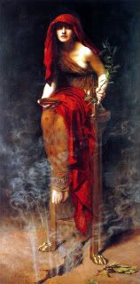 Pythia - Priestess of Ancient Delphi - by Brian Haughton