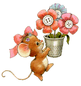 1931.gif Ratinho com flores image by adnavsneto