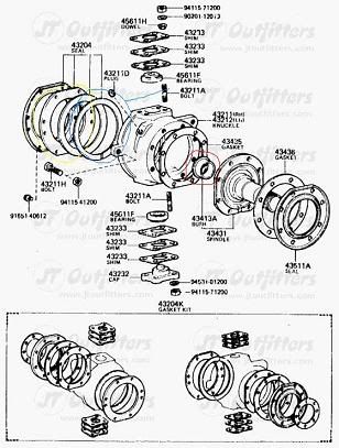 toyota ifs hubs on straight axle #6