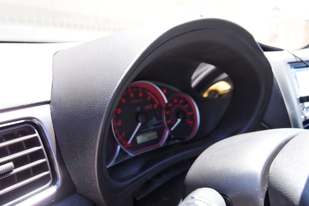 RedlineGoods Gauge Hood Cover Copatible With Nissan Sentra B15 2000-06