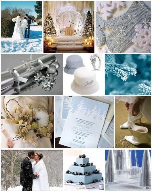 The chilly weather has me thinking warm thoughts about a winter wedding