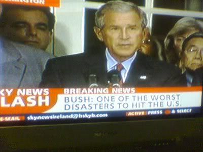 bush one of the worst disasters to hit the u.s.