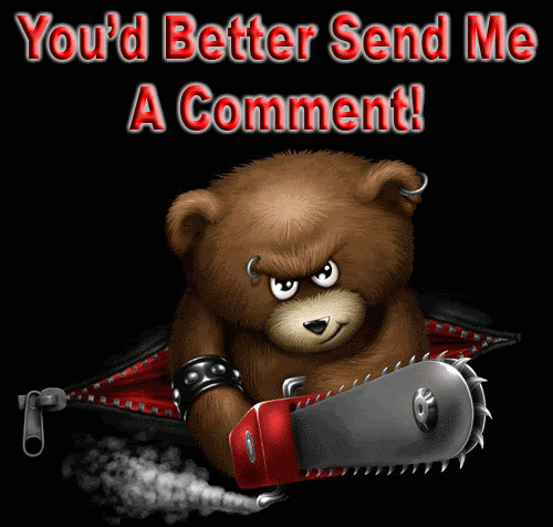 you'd better send me a comment chainsaw