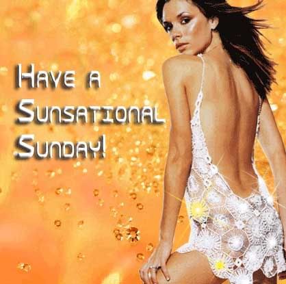 have a sensational sunday