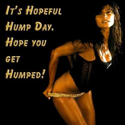 it's hopeful hump day hope you get humped