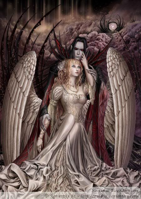 vampire seducing angel