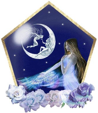 angel fairies on moon