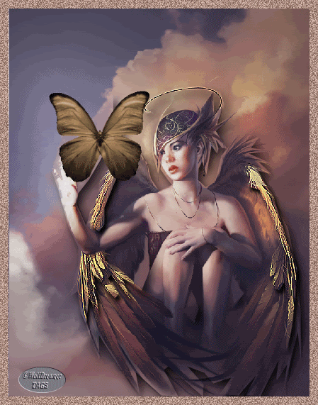 angel and butterfly