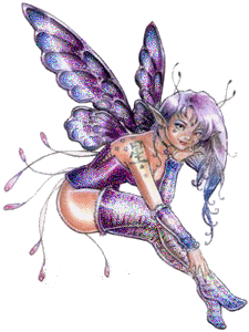 purple gitter fairy