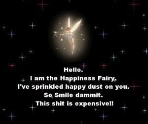 hello i'm the happy fairy