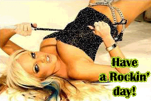 have a rockin day hot blonde