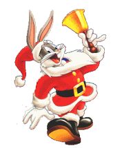 bugs bunny in santa suit