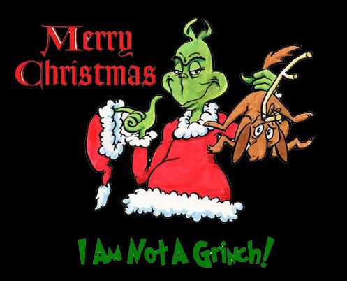 merry christmas i am not a grinch