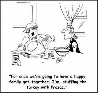 stuffing the turkey with prozac