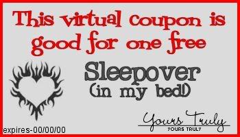 sleepover in my bed coupon