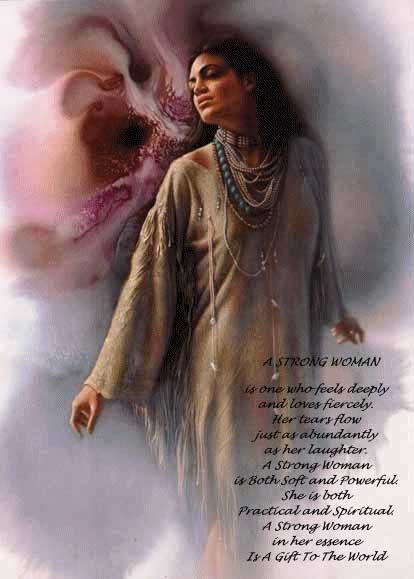 native american poem a strong woman