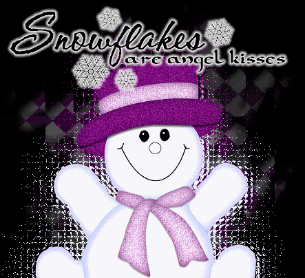 snowflakes are angel kisses