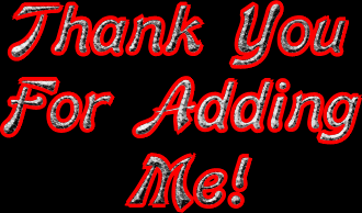 thank you for adding me glitter