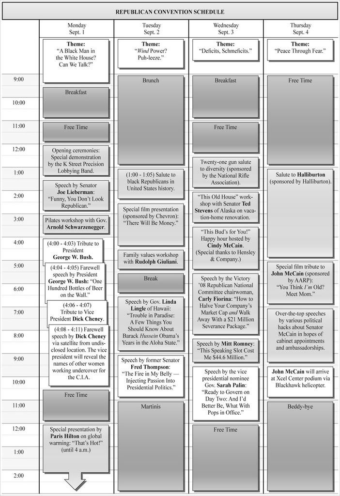 RNC convention schedule