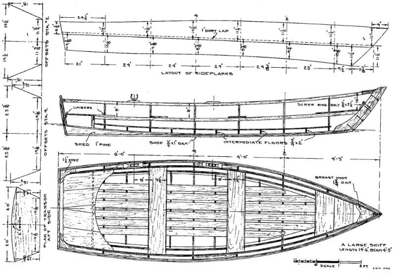 Wooden Skiff Boat Plans Free