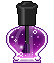 purple nail polish pixel