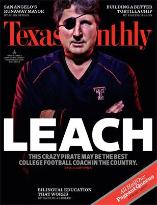 mike leach texas monthly cover