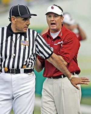 bob stoops likes refs