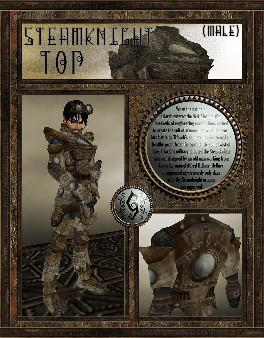 Steamknight Top (For Males) - by Gottlieb