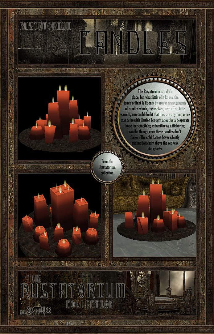 Rustatorium Candles - by Gottlieb