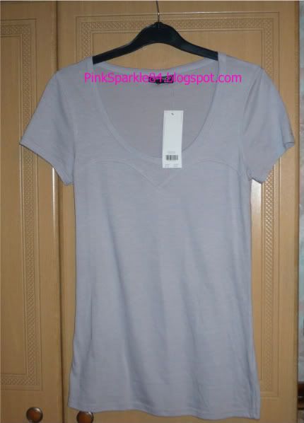 Topshop Gray T-Shirt