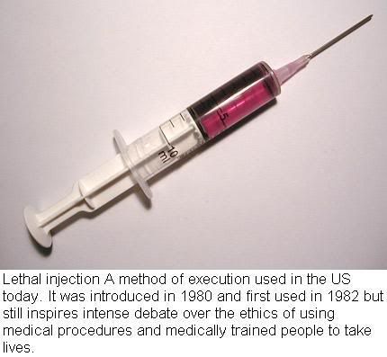 death by lethal injection