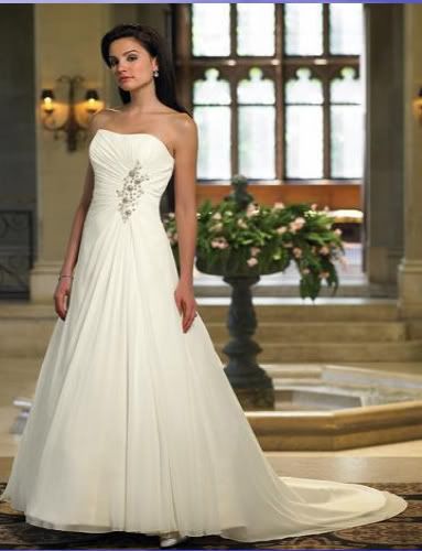 Strapless wedding dress is most popular style in 2010