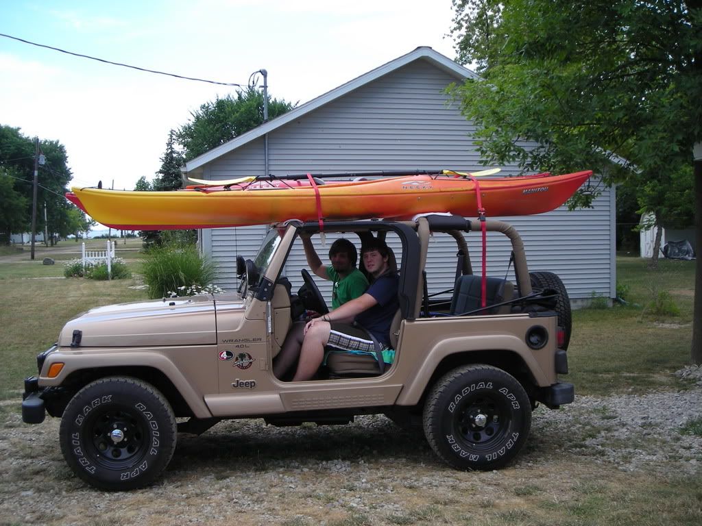 Kelly Nurd Diy Kayak Rack Jeep Wrangler
