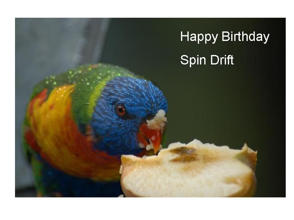 Happy Birthday Spin Drift