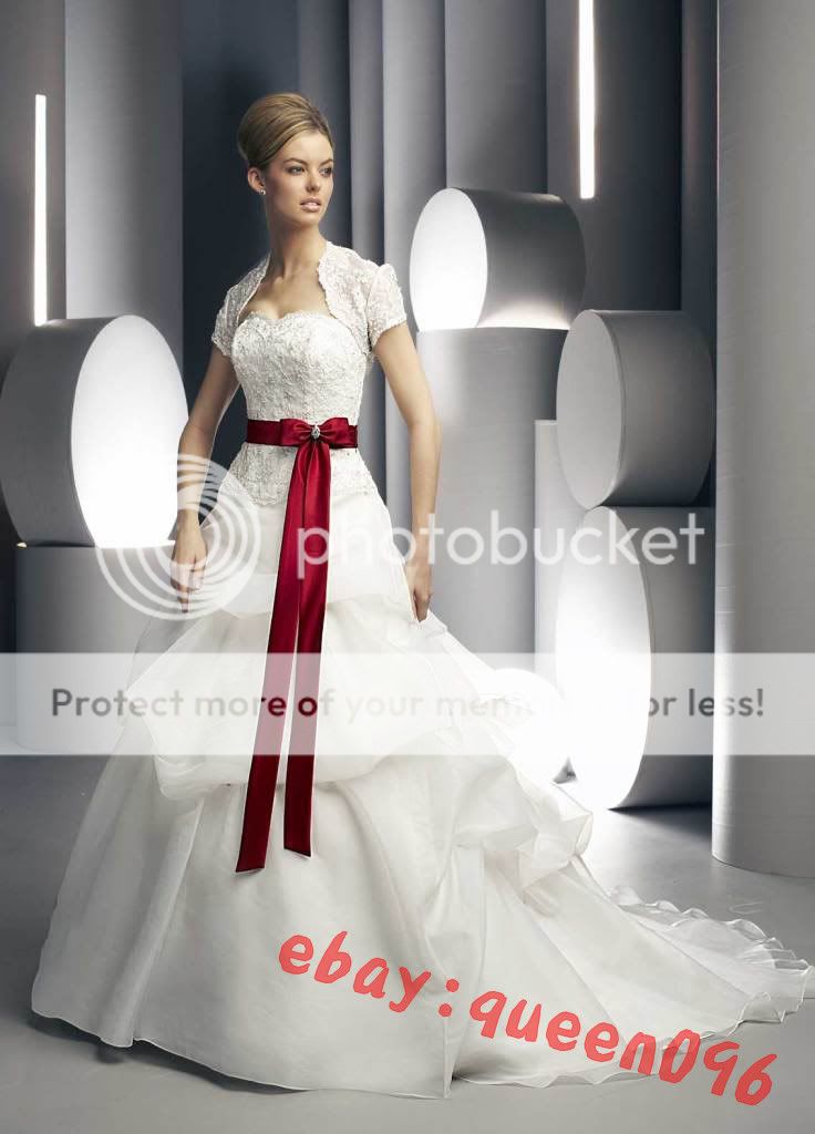 Custom New White/Ivory Brides Wedding dress Size4 28  