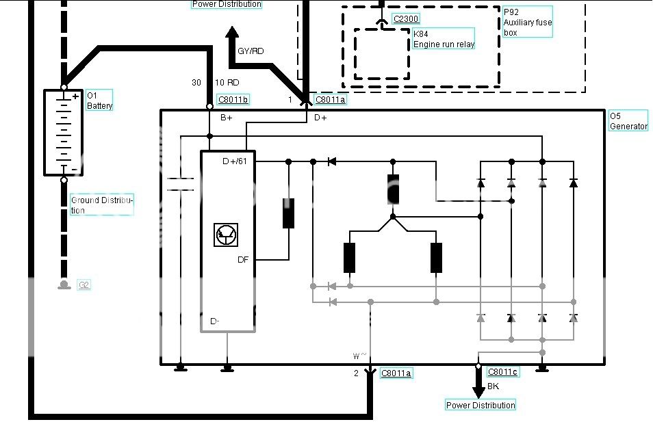 Alternator wiring diagram ford transit #3