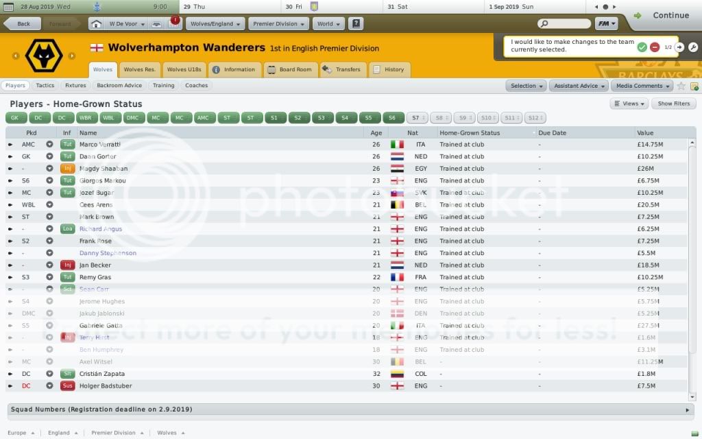 Champions League Home grown players Football Manager 2010 Forum